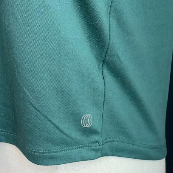 Balance Collection Women’s Teal Cutout Athletic Tank Top Medium - Picture 5 of 8